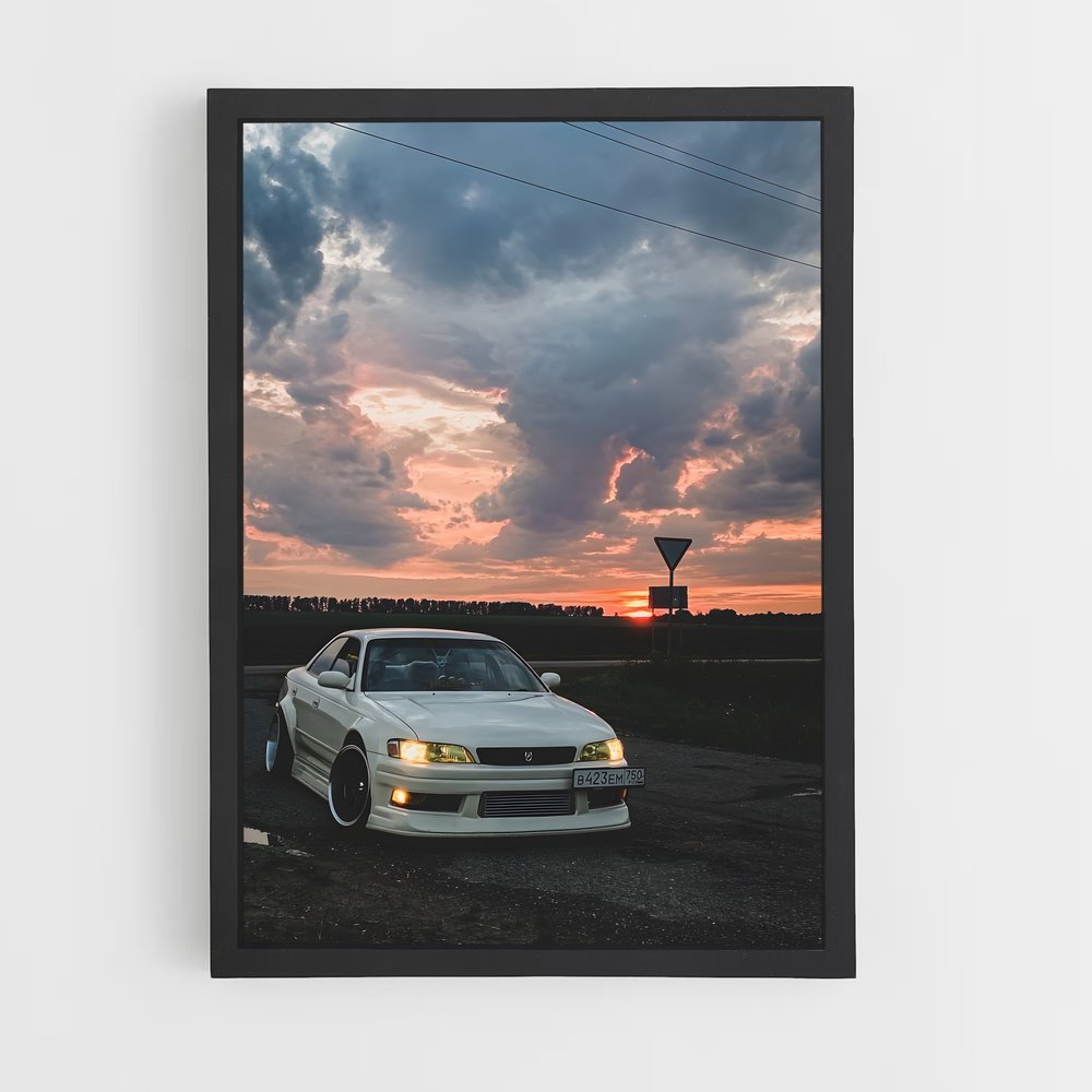 Poster incroyable Mark ii jzx – affiche Toyota (vue 2)